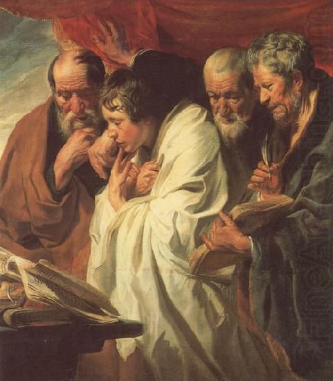 The Four Evangelists, Jacob Jordaens